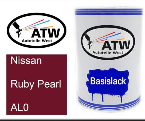 Nissan, Ruby Pearl, AL0: 500ml Lackdose, von ATW Autoteile West.